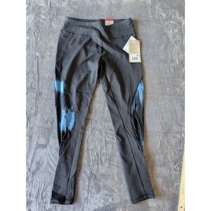 Balance Collection Fashion Legging Lapis Blue Gem Hidden Women's Size M